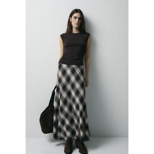 Falda larga Sussex cuadros