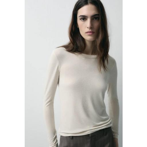 Camiseta básica beige Prime