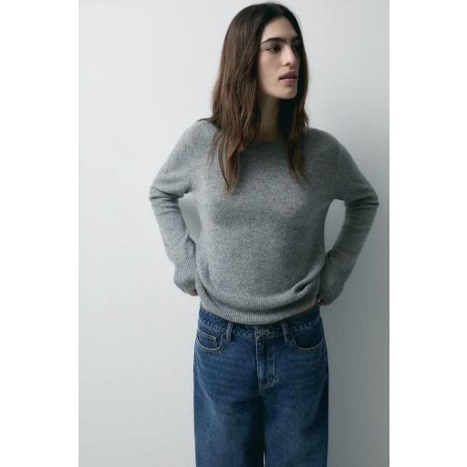 Jersey lana cashmere gris Brooke [1]
