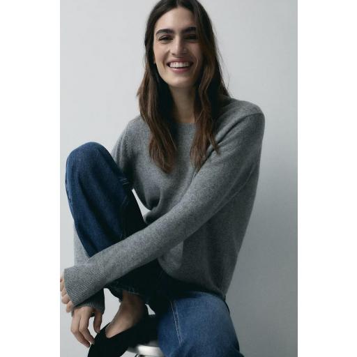 Jersey lana cashmere gris Brooke [2]