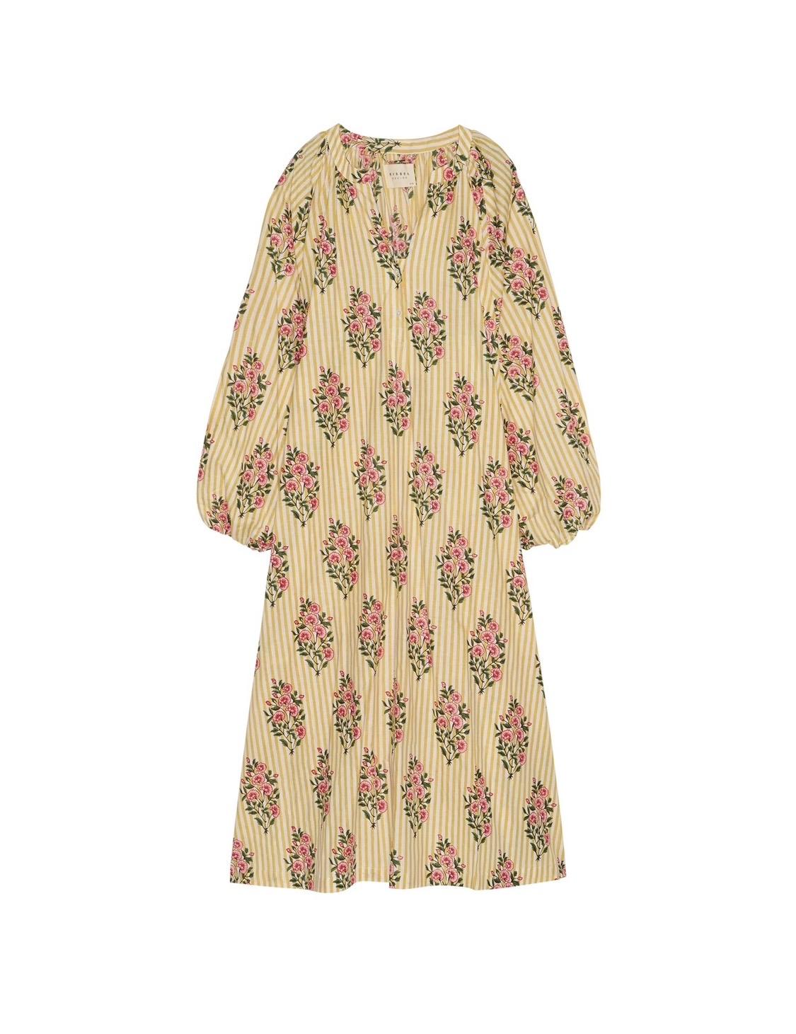 Vestido Lara golden yellow