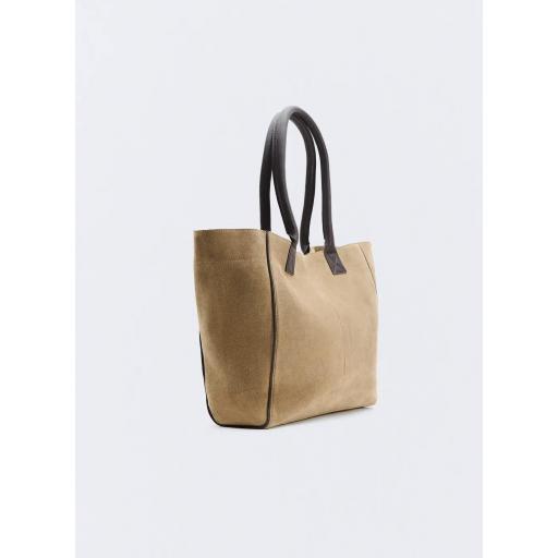 Bolso piel shopper serraje napa Eugenia [0]