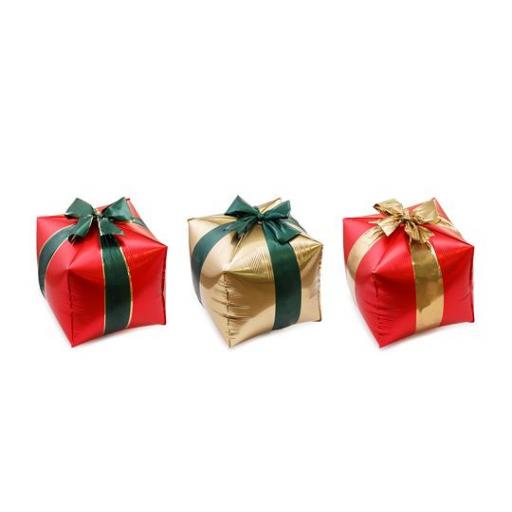 Cajas de regalo de globos de aluminio, 34 x 36 cm