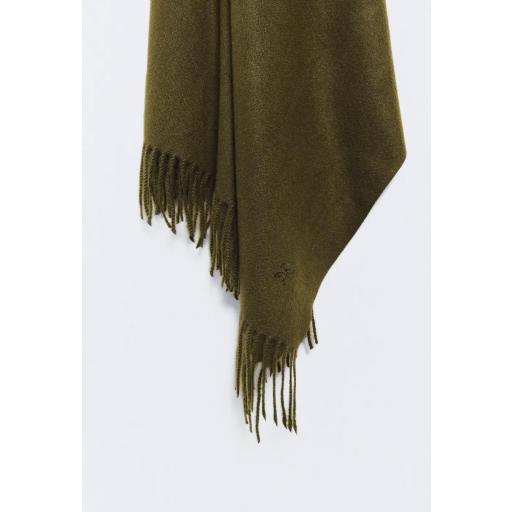 Bufanda verde oscuro Basic [1]
