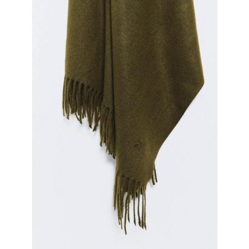 Bufanda verde oscuro Basic