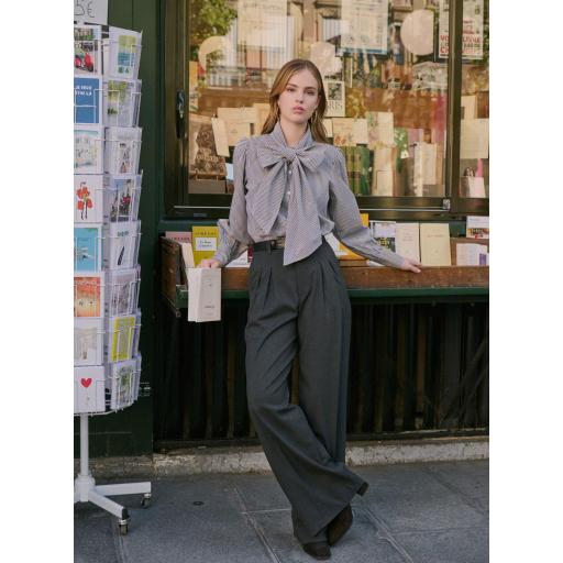 Camisa Tobías vichy negro