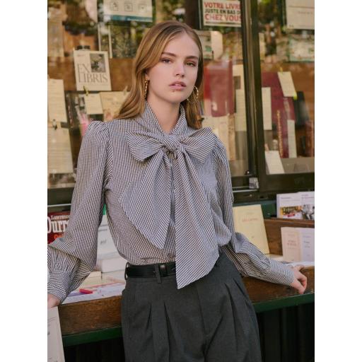 Camisa Tobías vichy negro [1]
