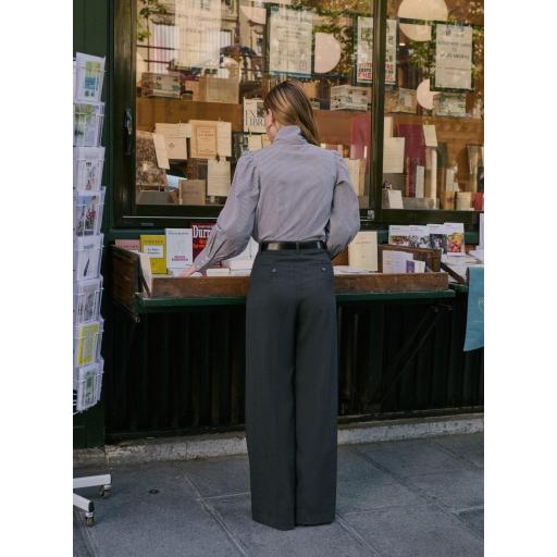Camisa Tobías vichy negro [2]