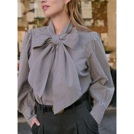 Camisa Tobías vichy negro [3]