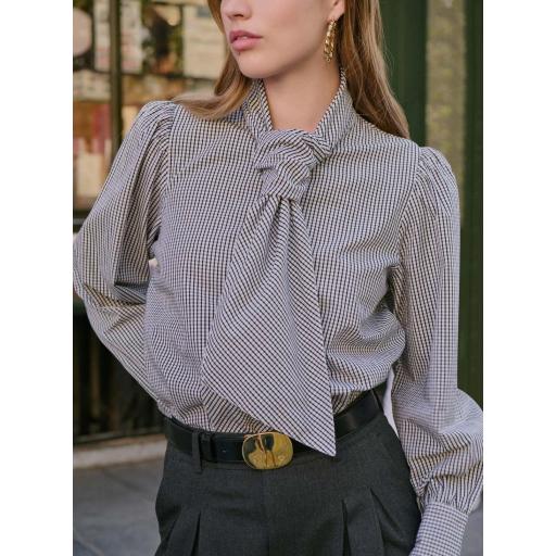 Camisa Tobías vichy negro [4]