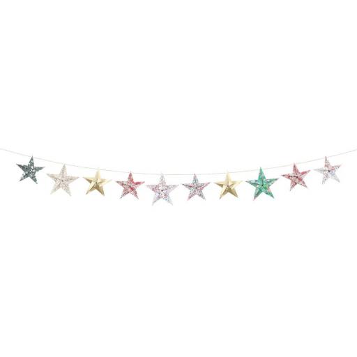 Guirnalda de estrellas Liberty de origami [3]