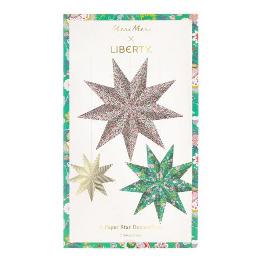 Decoración de tres estrellas Liberty [0]