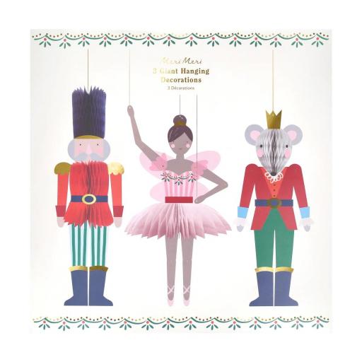 Decoraciones colgantes gigantes ballet Cascanueces