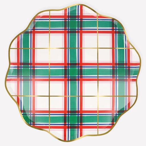 Platos de Tartán escocés