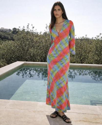 Túnica Biés Tie-dye Madras [1]