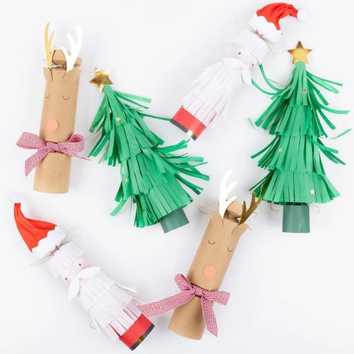 Crackers Papá Noel, reno y árbol de Navidad [3]