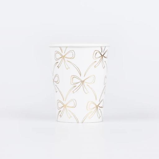 Vasos con lazo dorado [0]