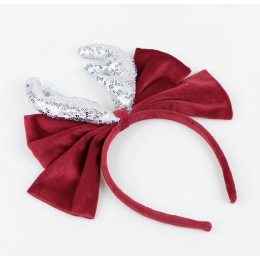 Diadema de reno de terciopelo [0]