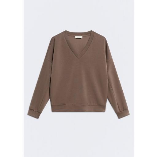 Sudadera tacto suave mocca  [2]