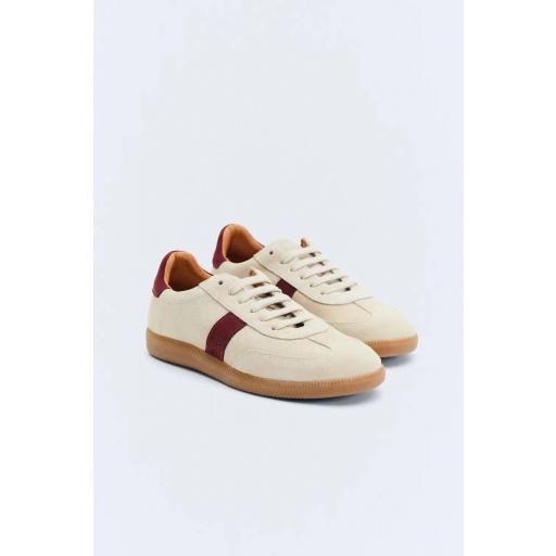 Zapatillas deportivas serraje blanco Colours