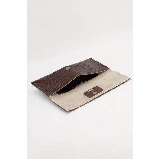 Cartera maxi premium coco marrón [1]