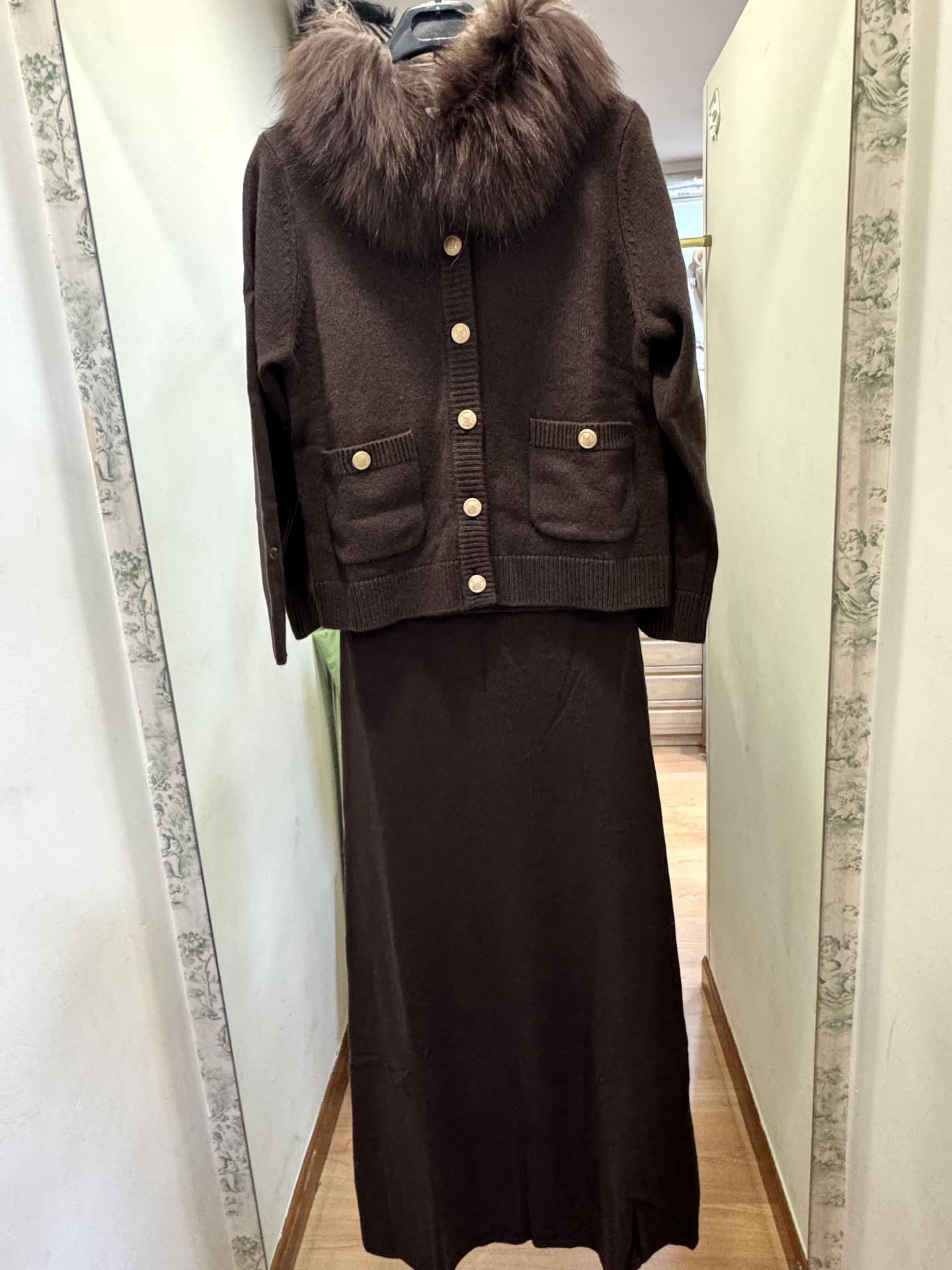 Falda jogger cashmere new mocca