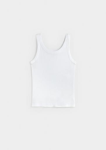 Top tank canalé blanco CocaCola light [4]