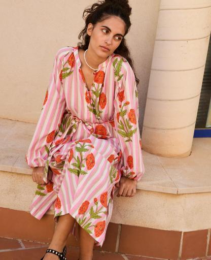 Vestido Lara blush mandarin [2]
