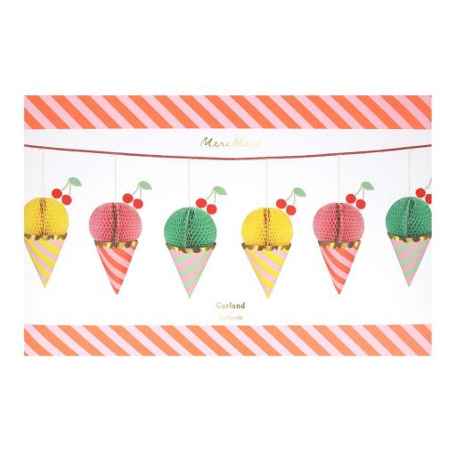 Guirnalda de helado de nido de abeja [1]