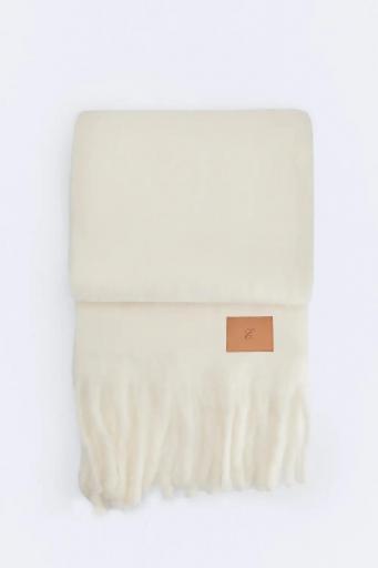 Bufanda lisa blanco Soft