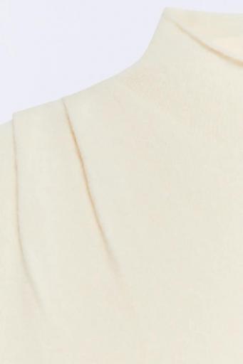 Top Delfos cuello alto blanco [3]