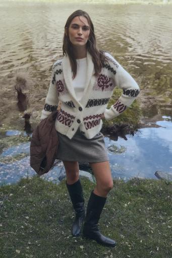 Cardigan rústico jacquard Cottage [3]