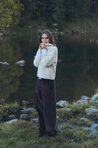 Pantalón palazzo pana marrón Dickens [2]