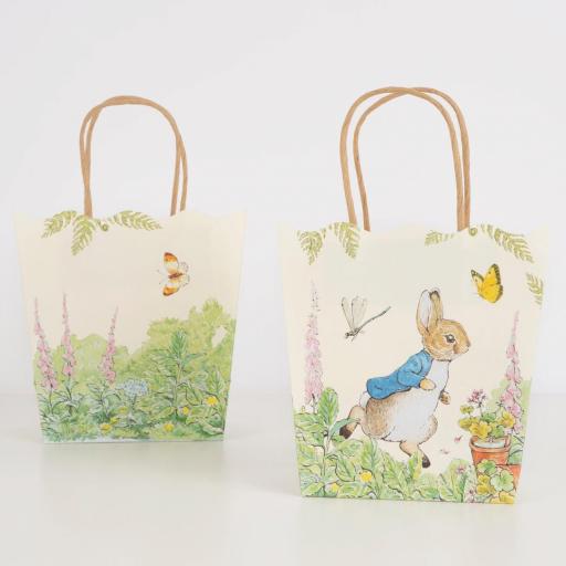 Bolsas de fiesta Peter Rabbit en el jardín (x 8) [2]