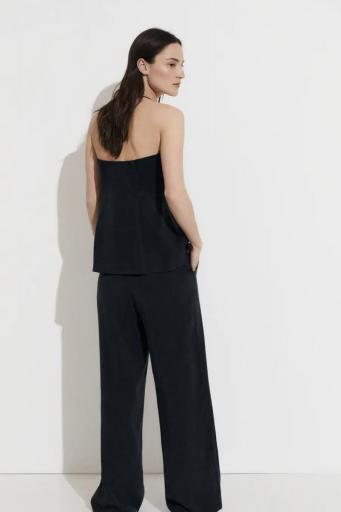 Pantalón lyocell fluido carbón [1]