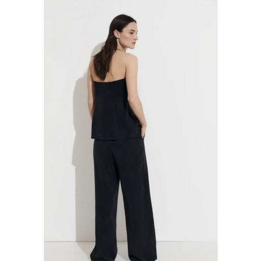 Pantalón lyocell fluido carbón Cannes [1]