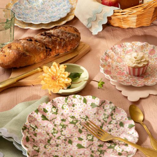 Set de platos Liberty grandes reutilizables melamina [6]