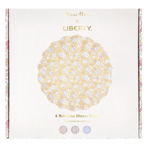 Set de platos Liberty grandes reutilizables melamina