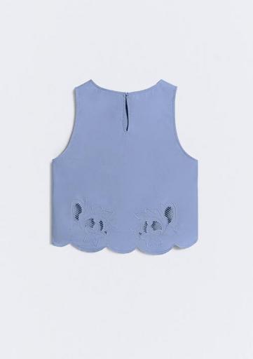 Top algodón azul Lotus [4]