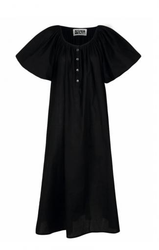 Vestido modelo ballon negro