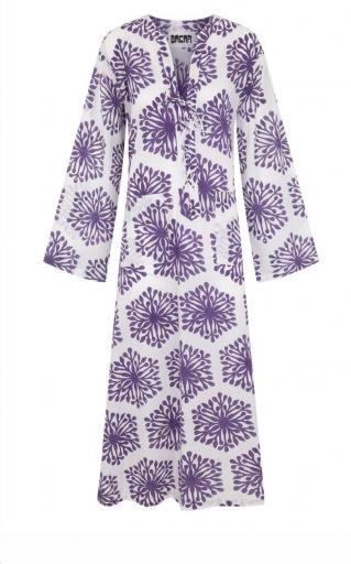 Vestido/kaftán shela purple lotus