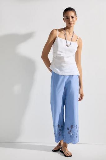 Pantalón algodón azul Lotus [1]