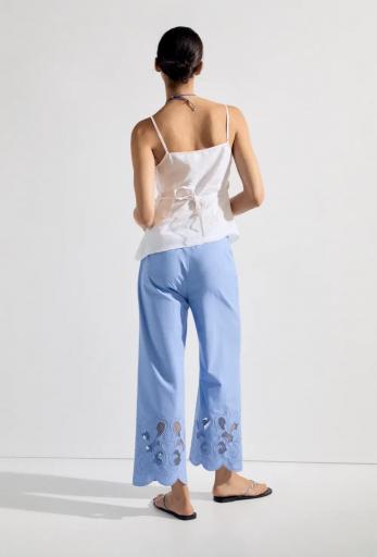 Pantalón algodón azul Lotus [2]