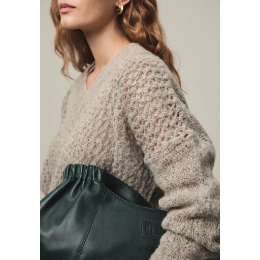 Jersey con pico calados Rosalba [2]