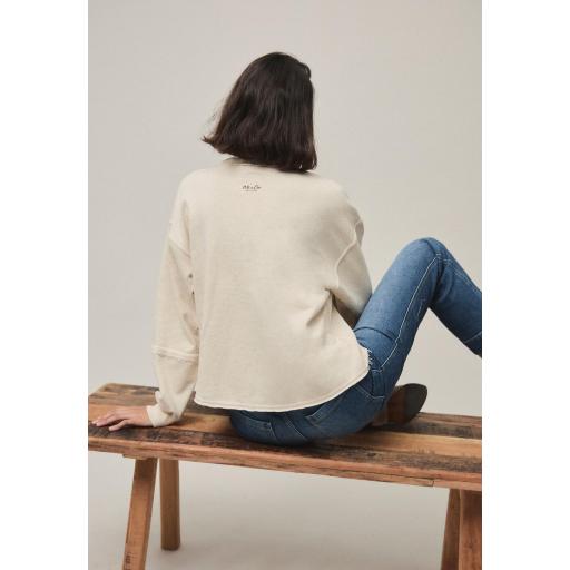 Sudadera tres bien Sofía color crudo [1]
