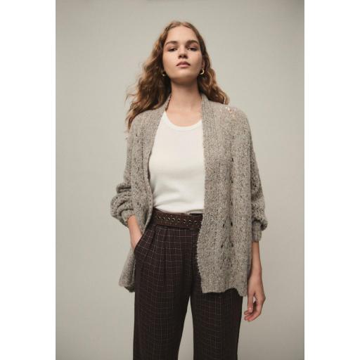 Chaqueta abierta manga calados Rosalba [0]