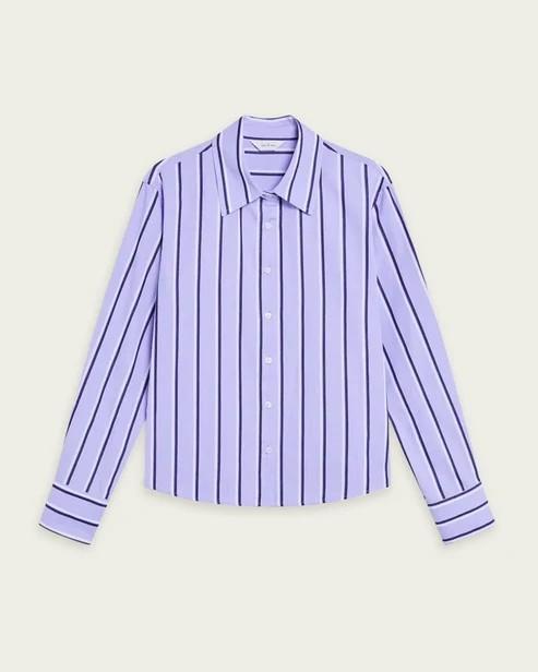 Camisa Azul De Rayas Matthew