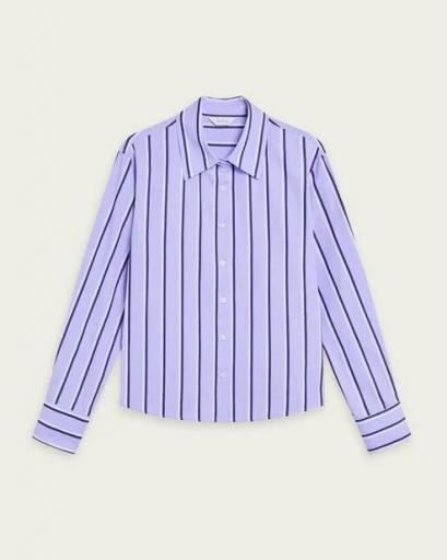 Camisa Azul De Rayas Matthew [0]