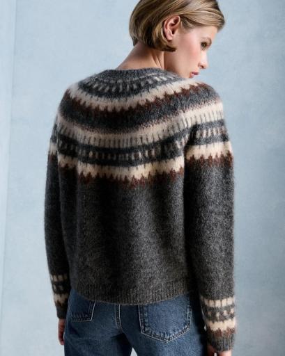 Jersey Madisson jacquard gris [3]