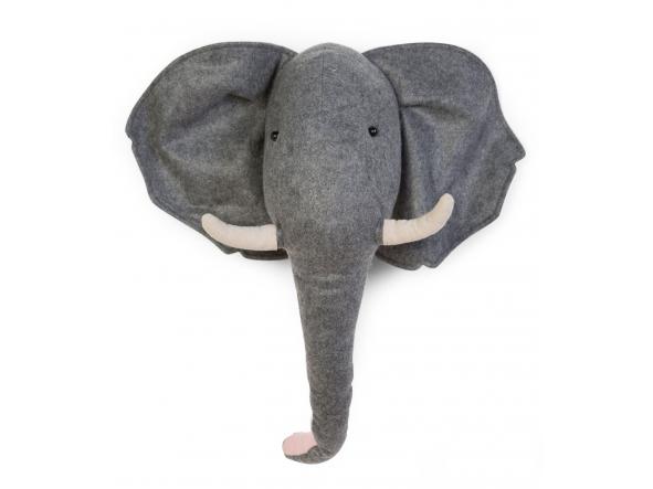 Animal Head Elephant fieltro -decoraciónn de pared [0]